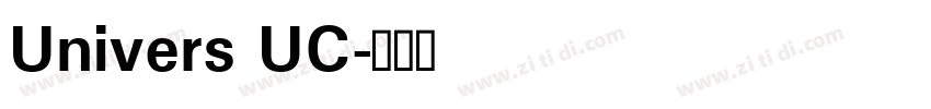 Univers UC字体转换